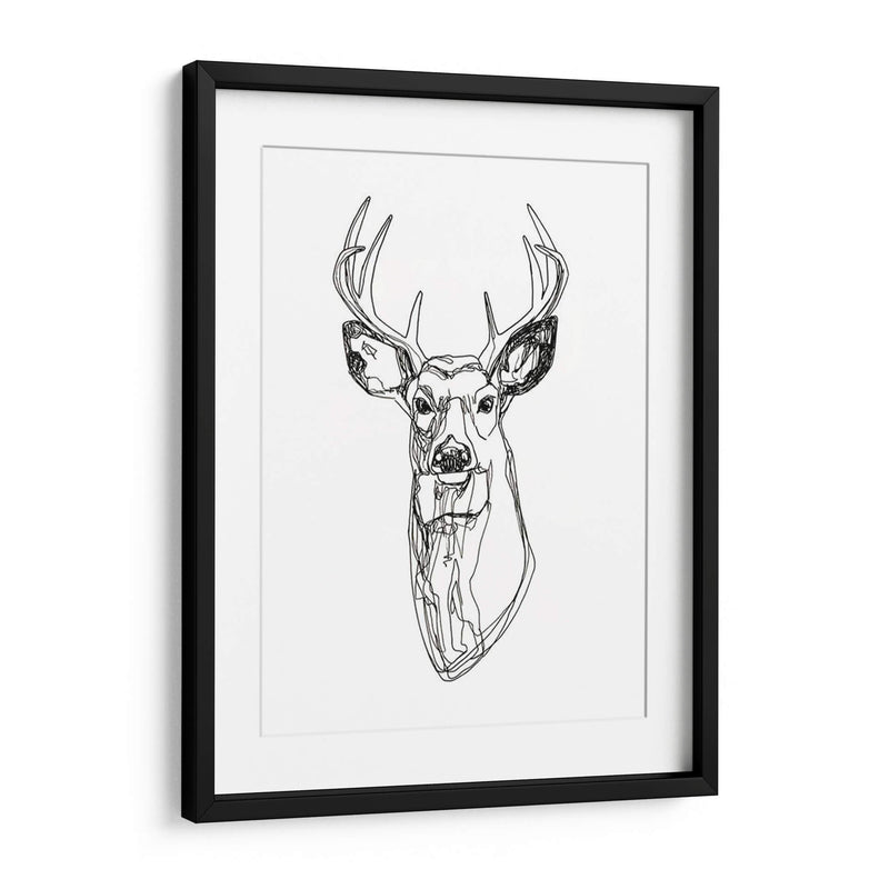 Whitetail Wireframe Ii - Emma Scarvey | Cuadro decorativo de Canvas Lab