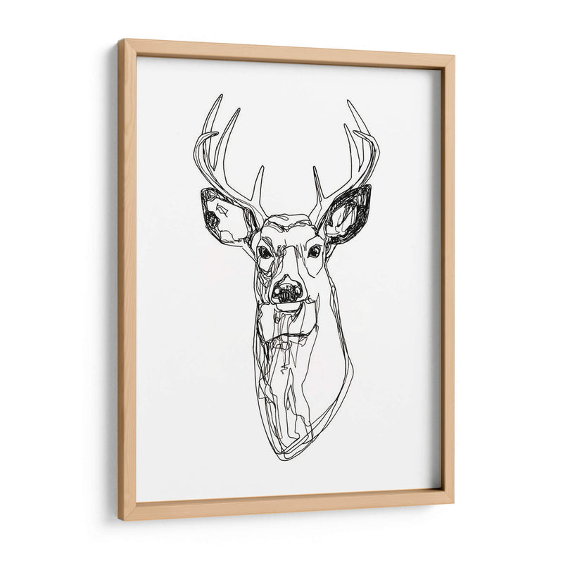 Whitetail Wireframe Ii - Emma Scarvey | Cuadro decorativo de Canvas Lab