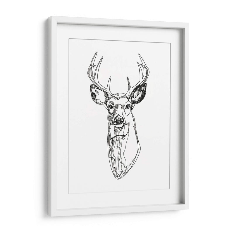 Whitetail Wireframe Ii - Emma Scarvey | Cuadro decorativo de Canvas Lab