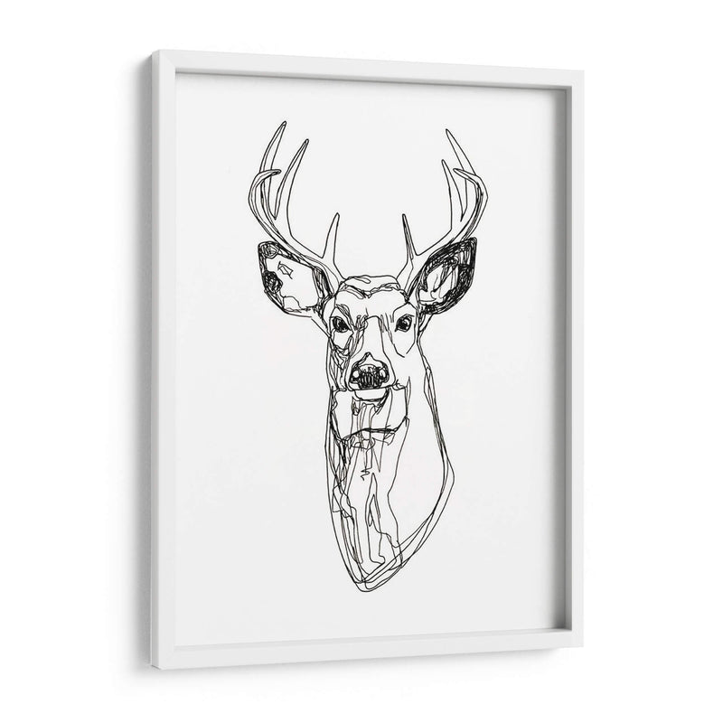 Whitetail Wireframe Ii - Emma Scarvey | Cuadro decorativo de Canvas Lab