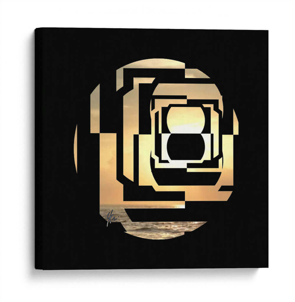 Laberinto de Sol - YH | Cuadro decorativo de Canvas Lab