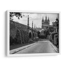 Puente e iglesia - Omar Montero | Cuadro decorativo de Canvas Lab