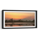 Trajinera en Xochimilco al amanecer - Omar Montero | Cuadro decorativo de Canvas Lab