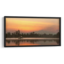 Trajinera en Xochimilco al amanecer - Omar Montero | Cuadro decorativo de Canvas Lab