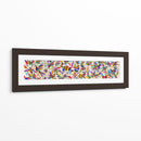 Tenango horizontal B (inspirado en el bordado tradicional mexicano) - Gina Villalobos | Cuadro decorativo de Canvas Lab