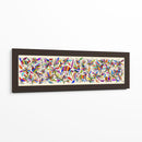 Tenango horizontal B (inspirado en el bordado tradicional mexicano) - Gina Villalobos | Cuadro decorativo de Canvas Lab