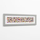 Tenango horizontal B (inspirado en el bordado tradicional mexicano) - Gina Villalobos | Cuadro decorativo de Canvas Lab