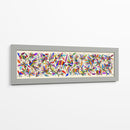 Tenango horizontal B (inspirado en el bordado tradicional mexicano) - Gina Villalobos | Cuadro decorativo de Canvas Lab