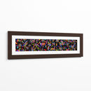 Tenango horizontal N (inspirado en el bordado tradicional mexicano) - Gina Villalobos | Cuadro decorativo de Canvas Lab