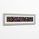 Tenango horizontal N (inspirado en el bordado tradicional mexicano) - Gina Villalobos | Cuadro decorativo de Canvas Lab