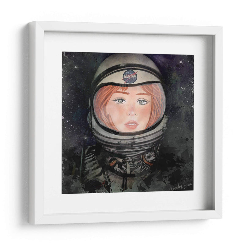Astronauta Pelirroja - Artsy Greece | Cuadro decorativo de Canvas Lab