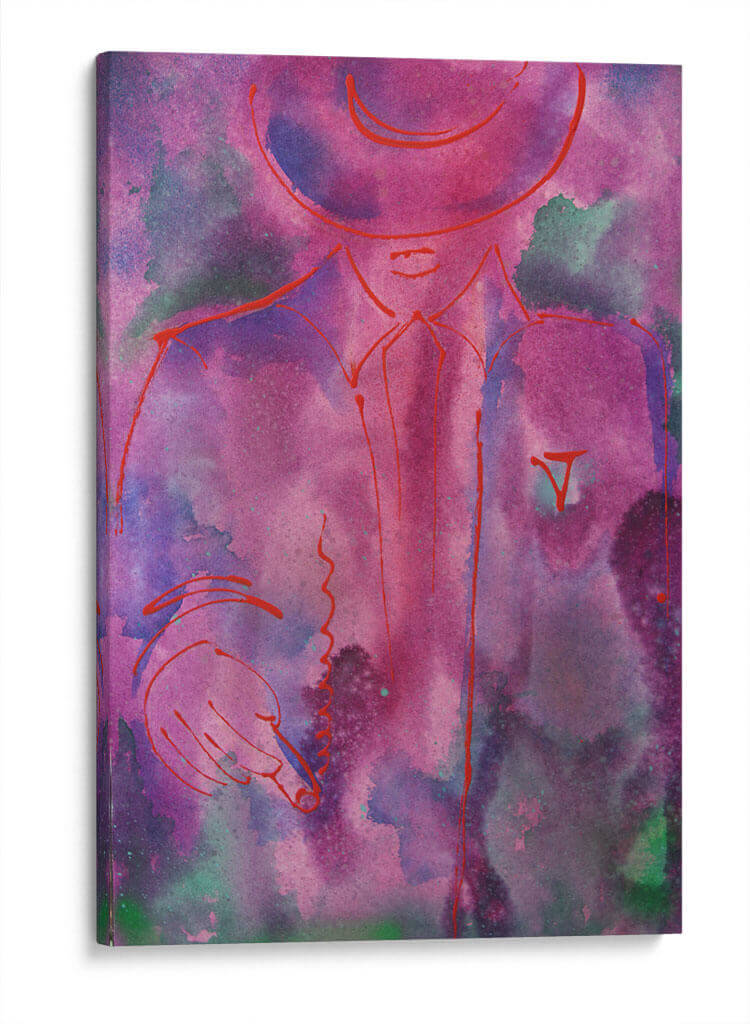 1.1 /15 El catrín - Alba Derbez | Cuadro decorativo de Canvas Lab