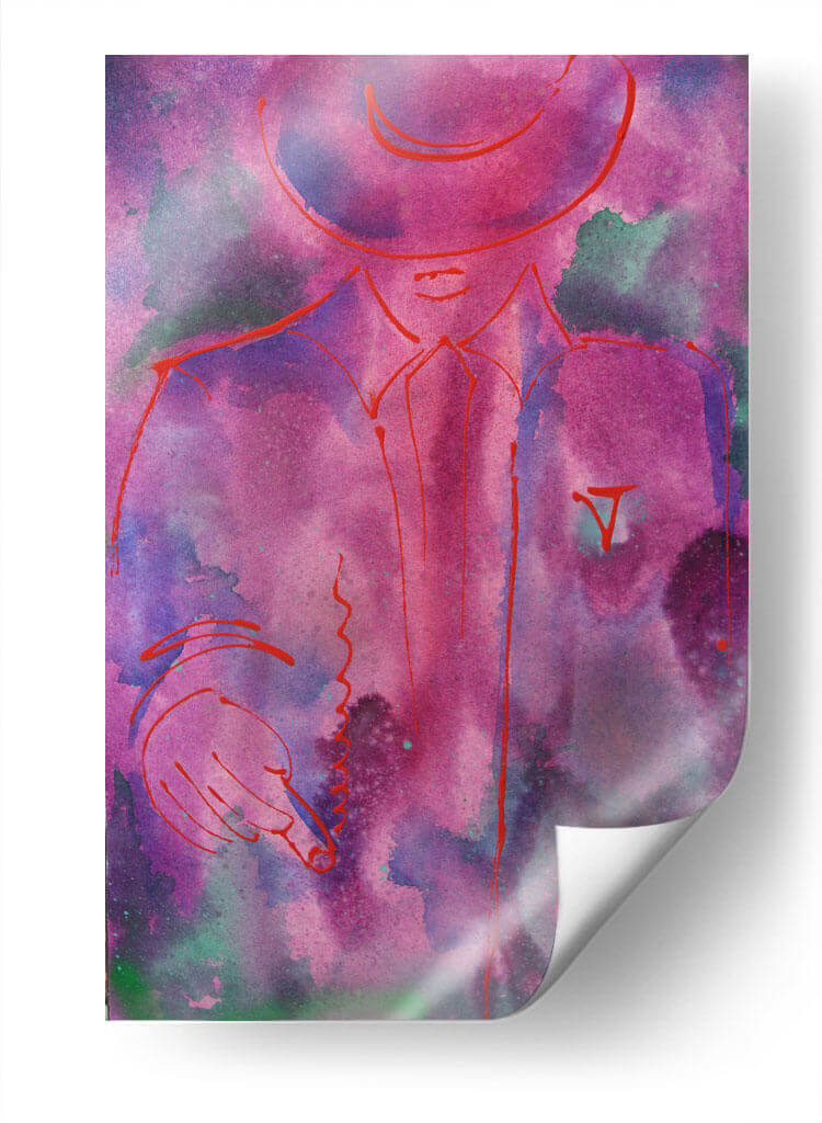 1.1 /15 El catrín - Alba Derbez | Cuadro decorativo de Canvas Lab