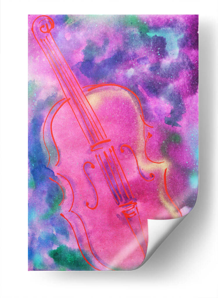 1.3 /15 El violín - Alba Derbez | Cuadro decorativo de Canvas Lab