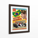 Ayrton Senna portada de cómic | Cuadro decorativo de Canvas Lab