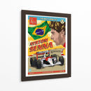 Ayrton Senna portada de cómic | Cuadro decorativo de Canvas Lab