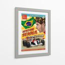 Ayrton Senna portada de cómic | Cuadro decorativo de Canvas Lab