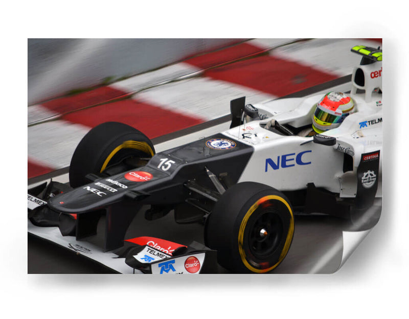 Sergio Pérez - 2012 Grand Prix canadiense | Cuadro decorativo de Canvas Lab