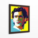 Ayrton Senna geométrico | Cuadro decorativo de Canvas Lab