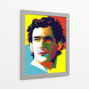 Ayrton Senna geométrico | Cuadro decorativo de Canvas Lab