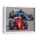 Cinemática de automóviles de carreras | Cuadro decorativo de Canvas Lab