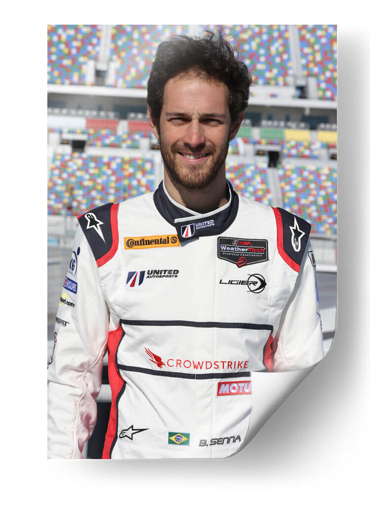 Bruno Senna por el United Autosports team | Cuadro decorativo de Canvas Lab