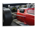 Acercamiento al automóvil de carreras | Cuadro decorativo de Canvas Lab