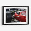 Acercamiento al automóvil de carreras | Cuadro decorativo de Canvas Lab