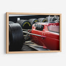 Acercamiento al automóvil de carreras | Cuadro decorativo de Canvas Lab