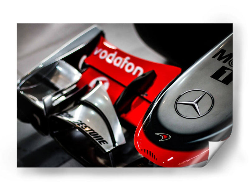 Morro de automóvil de carreras | Cuadro decorativo de Canvas Lab