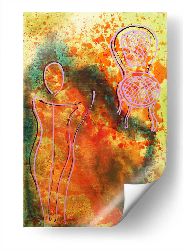 3.1 /15 La silla - Alba Derbez | Cuadro decorativo de Canvas Lab