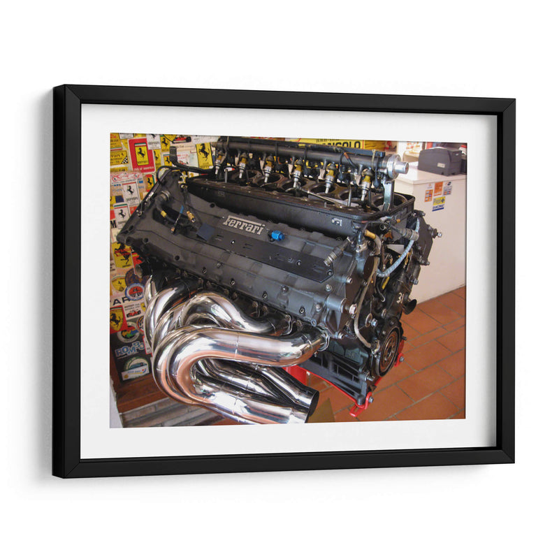 Motor de Ferrari | Cuadro decorativo de Canvas Lab