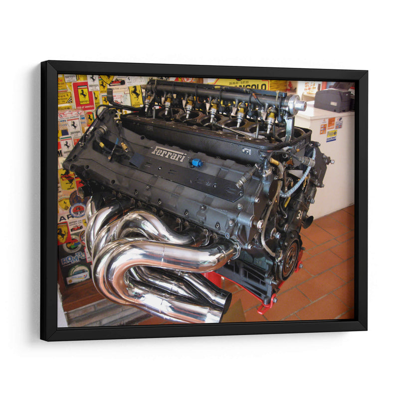 Motor de Ferrari | Cuadro decorativo de Canvas Lab