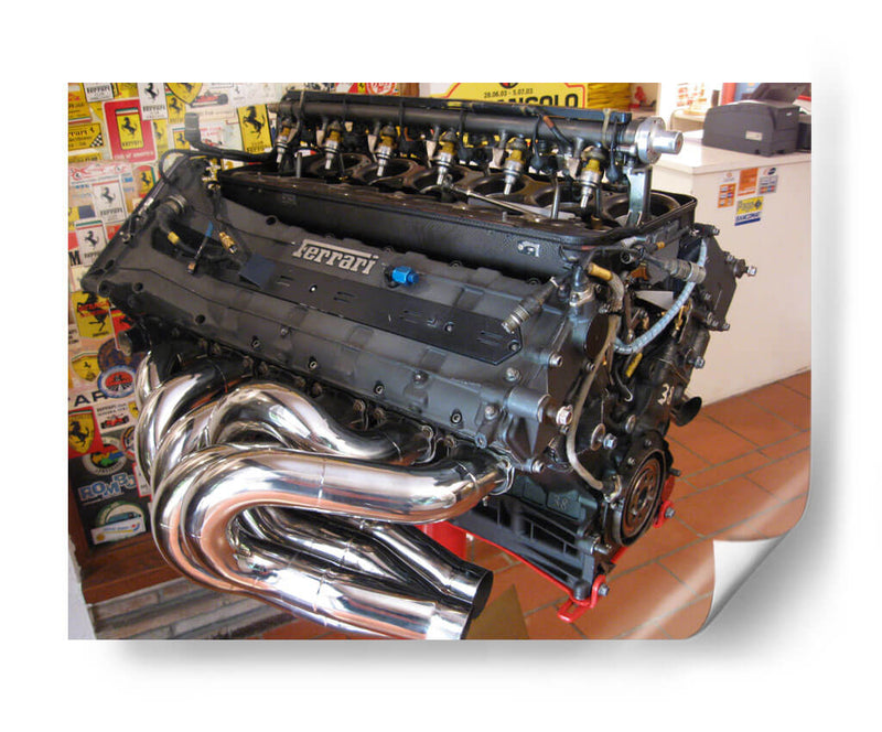 Motor de Ferrari | Cuadro decorativo de Canvas Lab