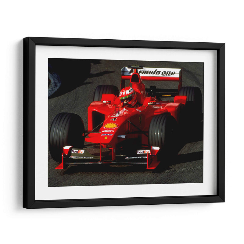 Eddie Irvine Ferrari | Cuadro decorativo de Canvas Lab
