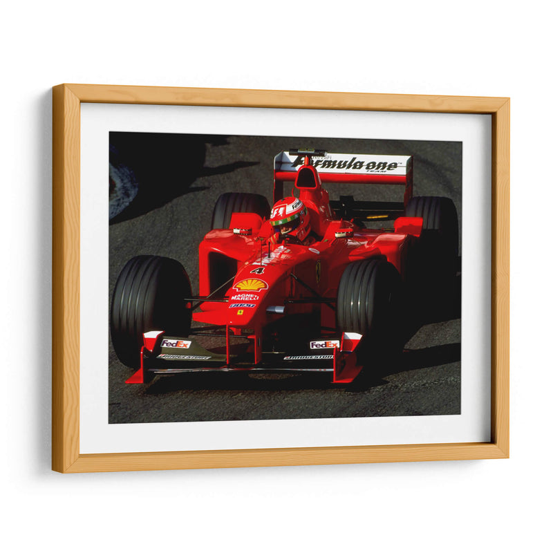 Eddie Irvine Ferrari | Cuadro decorativo de Canvas Lab