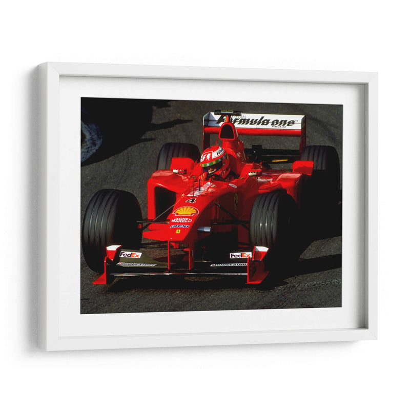 Eddie Irvine Ferrari | Cuadro decorativo de Canvas Lab
