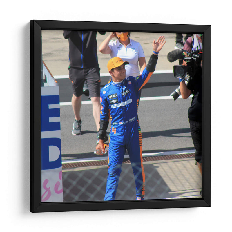 FIA F1 Austria 2021 Post Calificación Lando Norris | Cuadro decorativo de Canvas Lab