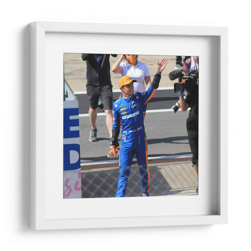 FIA F1 Austria 2021 Post Calificación Lando Norris | Cuadro decorativo de Canvas Lab