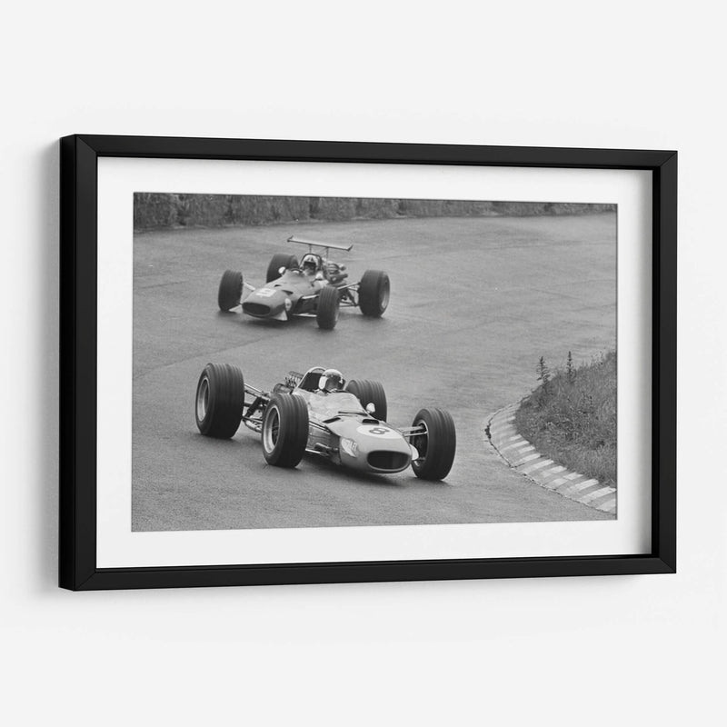 Jackie Stewart y Chris Amon en 1968 | Cuadro decorativo de Canvas Lab
