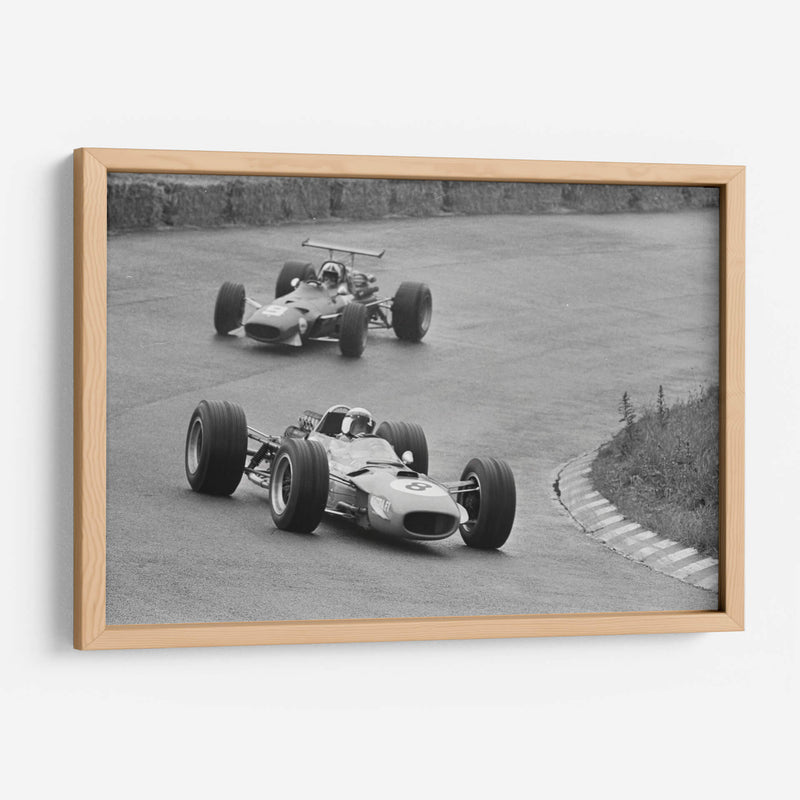 Jackie Stewart y Chris Amon en 1968 | Cuadro decorativo de Canvas Lab
