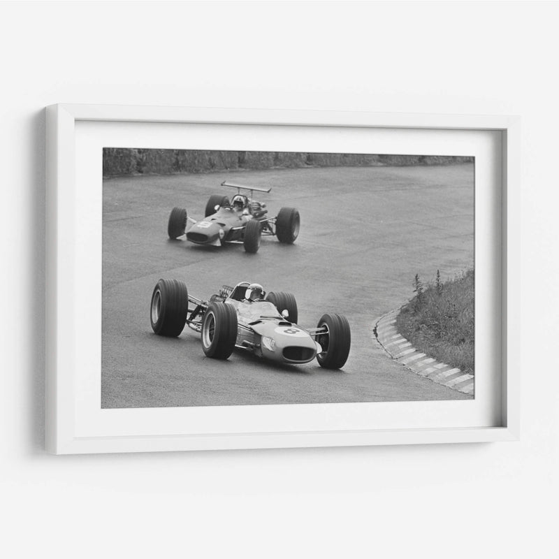 Jackie Stewart y Chris Amon en 1968 | Cuadro decorativo de Canvas Lab