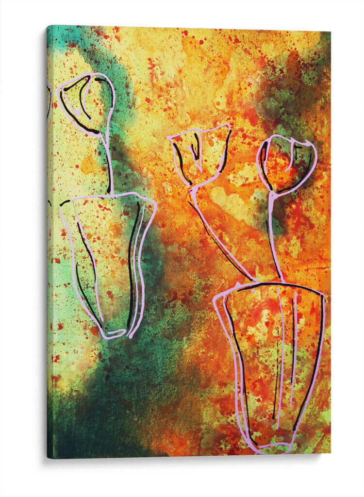 3.2 /15 Las flores - Alba Derbez | Cuadro decorativo de Canvas Lab