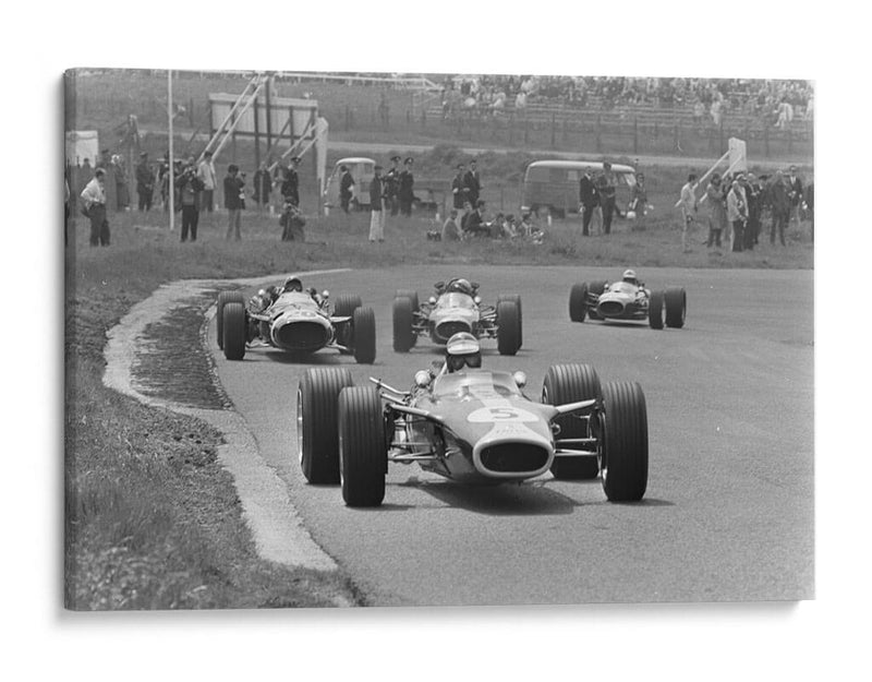 Jo Siffert en Zandvoort | Cuadro decorativo de Canvas Lab