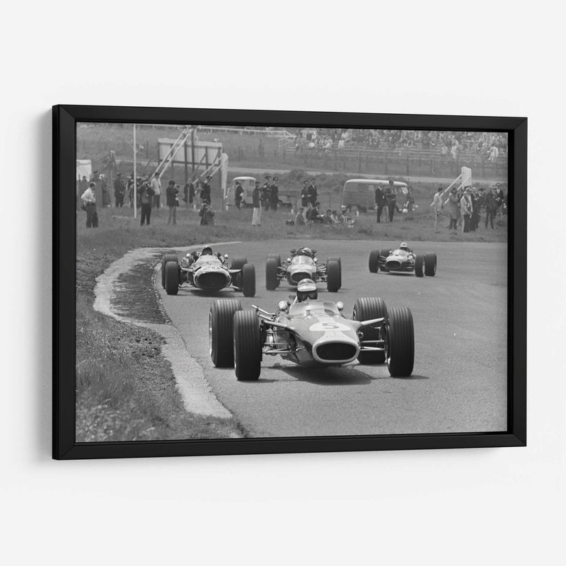 Jo Siffert en Zandvoort | Cuadro decorativo de Canvas Lab