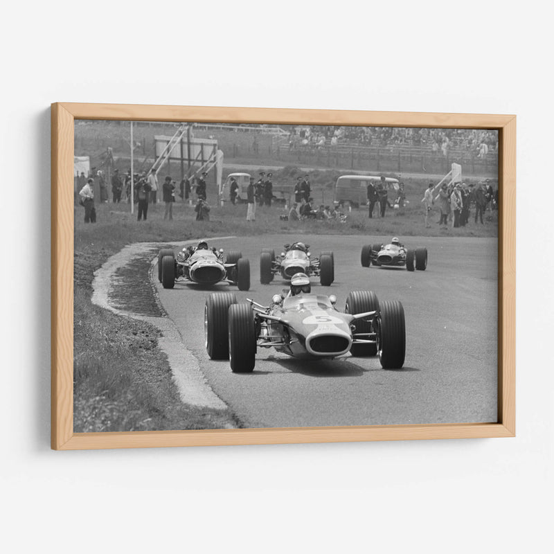 Jo Siffert en Zandvoort | Cuadro decorativo de Canvas Lab