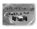 Jo Siffert en Zandvoort | Cuadro decorativo de Canvas Lab
