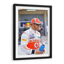 Lewis Hamilton en Baréin | Cuadro decorativo de Canvas Lab