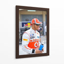 Lewis Hamilton en Baréin | Cuadro decorativo de Canvas Lab