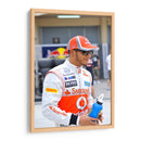 Lewis Hamilton en Baréin | Cuadro decorativo de Canvas Lab